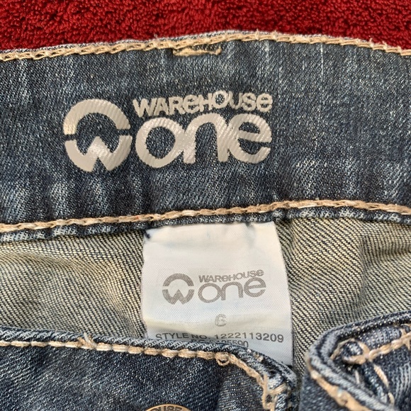 Warehouse One Capri Jeans Sz 6 - Picture 2 of 5